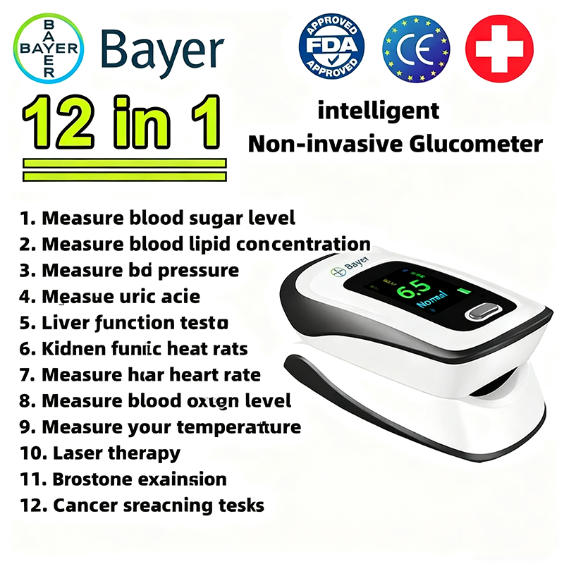 【12 in 1】The latest non-invasive smart blood glucose meter from Bayer