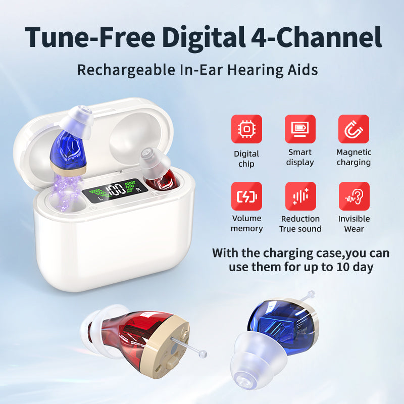 GM-912T CIC Digital Rechargeable Hearing Aids