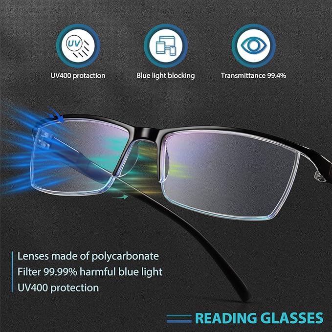 Gaoye Anti-blue light reading glasses-maintain clear and magnified vision