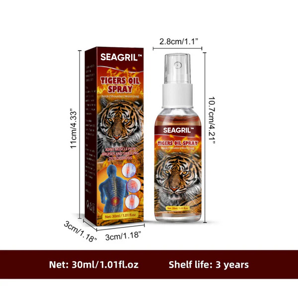🔥Joint And Bone Theraty🔥SEAGRIL™ Tigers Oil Spray SEAGRIL