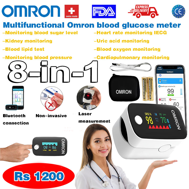 🔥LAST DAY Promotion 49% OFF🔥Omron Multi-function Blood Glucose Meter