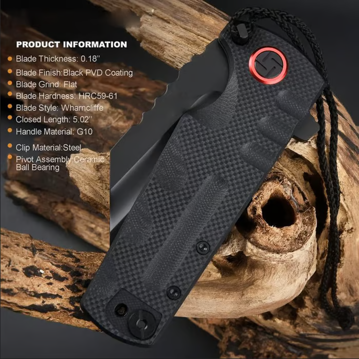 🔥49%OFF🔥-PROPONENT ATZ-1820P D2 Steel Black PVD Blade