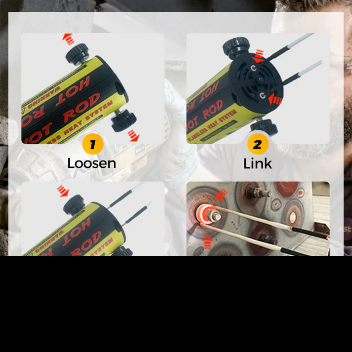 Magnetic Induction Heater Kit - 1100W Induction Heat Bolt Removal Tool