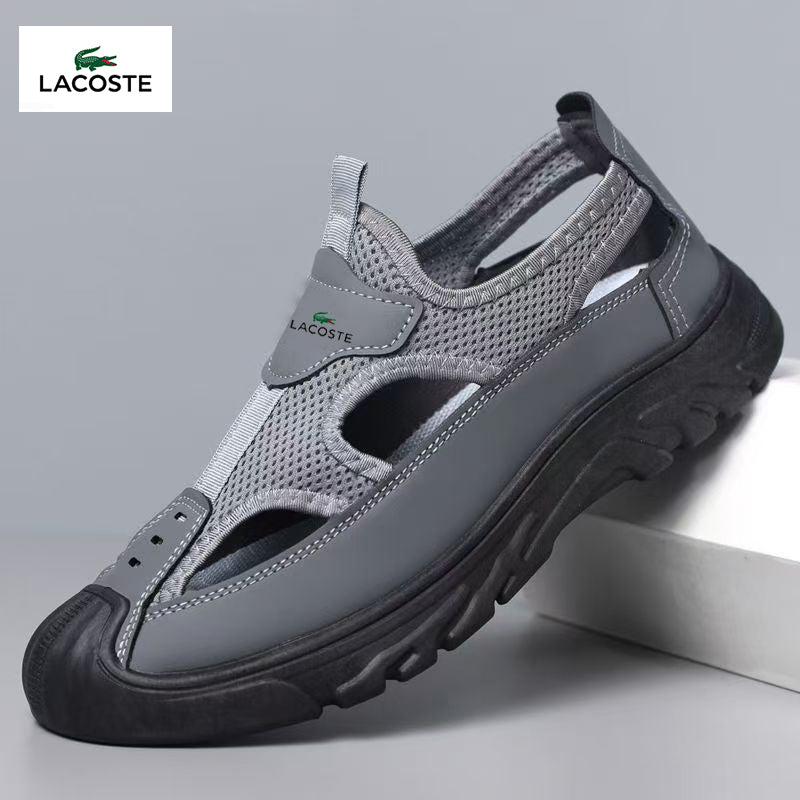 🔥Bestseller - Last Day Sale 40% off🔥【LACOSTE】 Summer Men's Sandals Hollow Beach Shoes