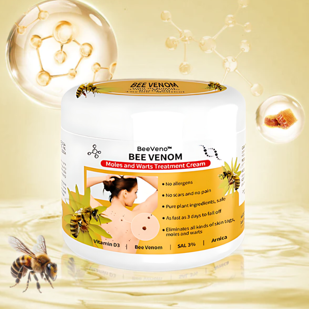 BeeVeno™ Bee Venom Mole and Wart Treatment Cream (👨⚕AAD RECOMMENDS)
