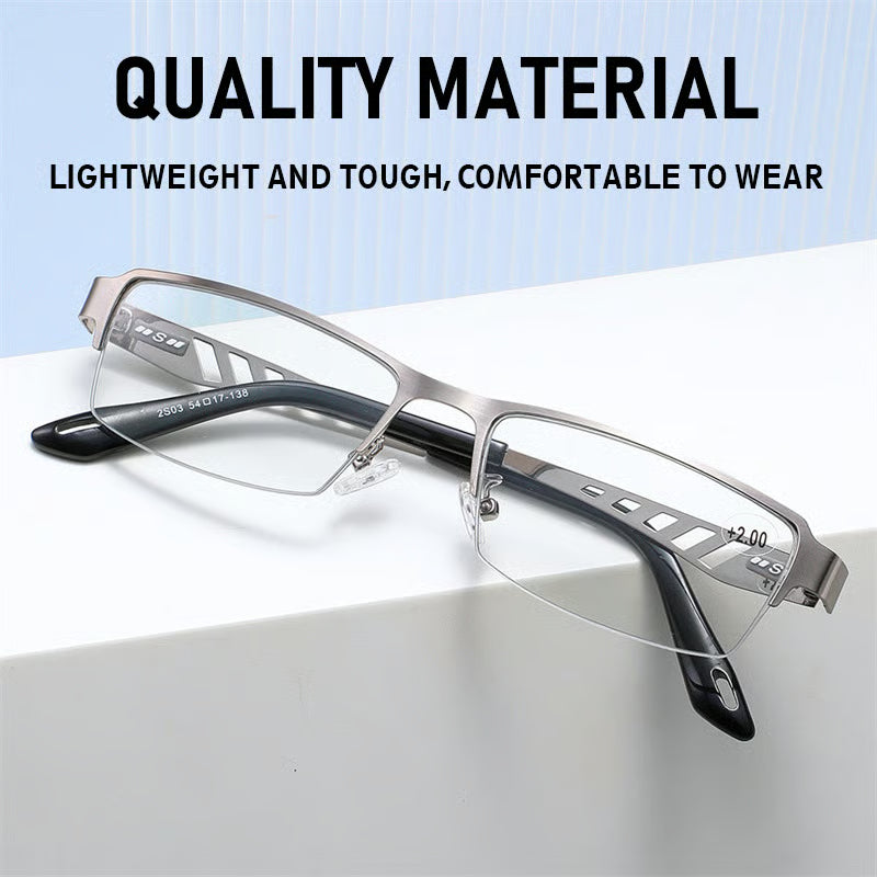 PROGRESSIVE MULTI-FOCAL PHOTOCHROMIC PRESBYOPIA GLASSES