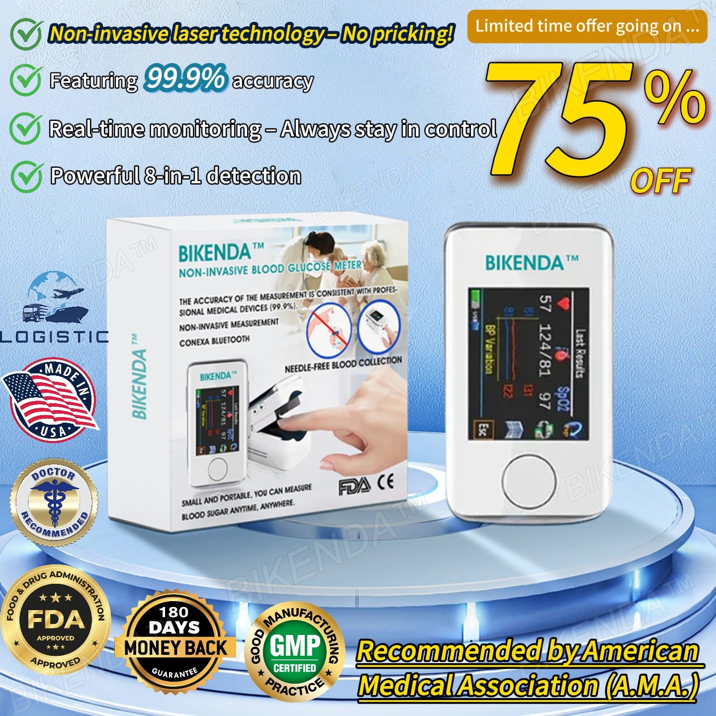 Bikenda™ Non-Invasive Blood Glucose Meter