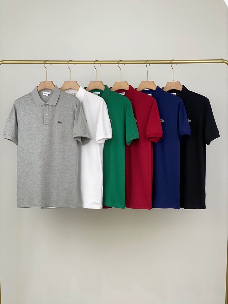 【LACOSTE】Authentic French Classic Short-Sleeved Polo Shirt