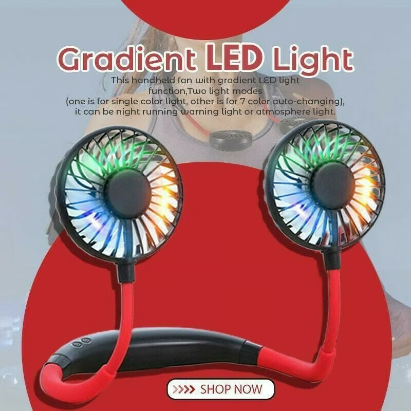 🎁Great Gift in Summer🎁Portable Hanging Neck Fan