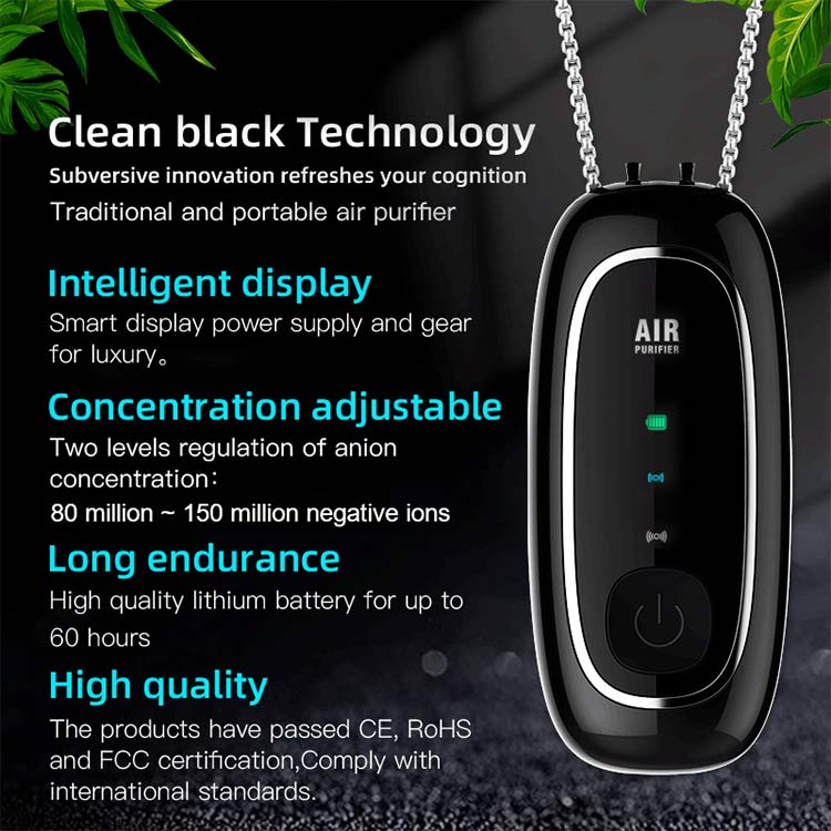 2025 Red Dot Design Award Gainer Adjustable Air Purifier Necklace
