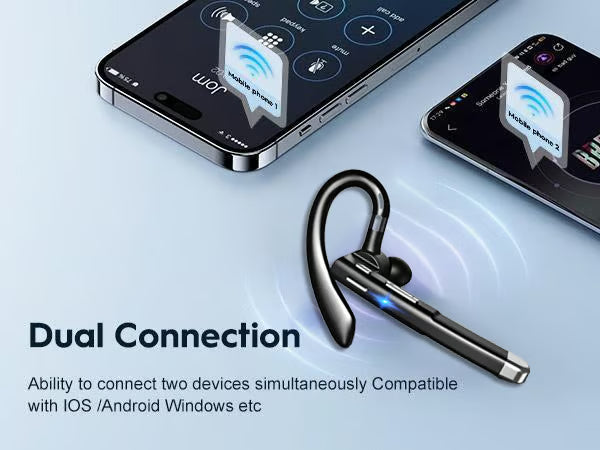 🎁New Bluetooth Trucker Headset🎧 – 80H Playtime, Noise Cancelling, Dual Mic