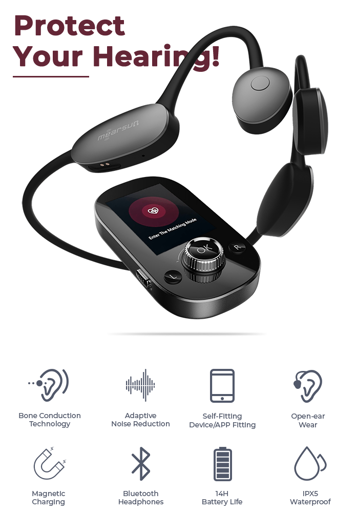 🔥HOT SALE-45%OFF🔥Mearsun Bone Conduction Hearing Aid