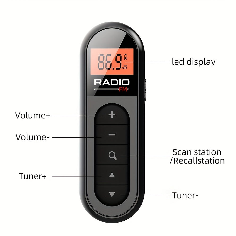 Portable Mini Pocket FM Radio