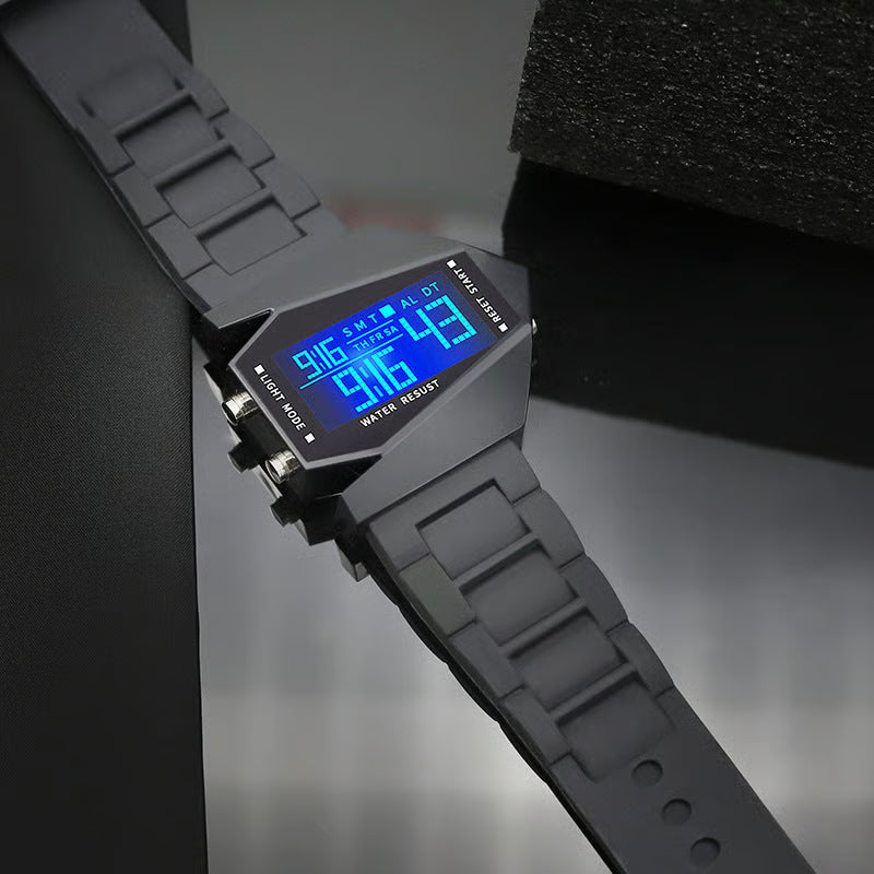 🔥Creative luminous aeroplane shape LED watch⌚
