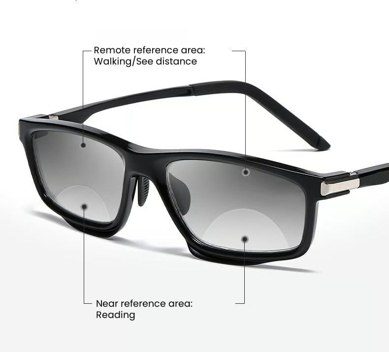 SPORT COLOR-CHANGING BIFOCAL READING GLASSES
