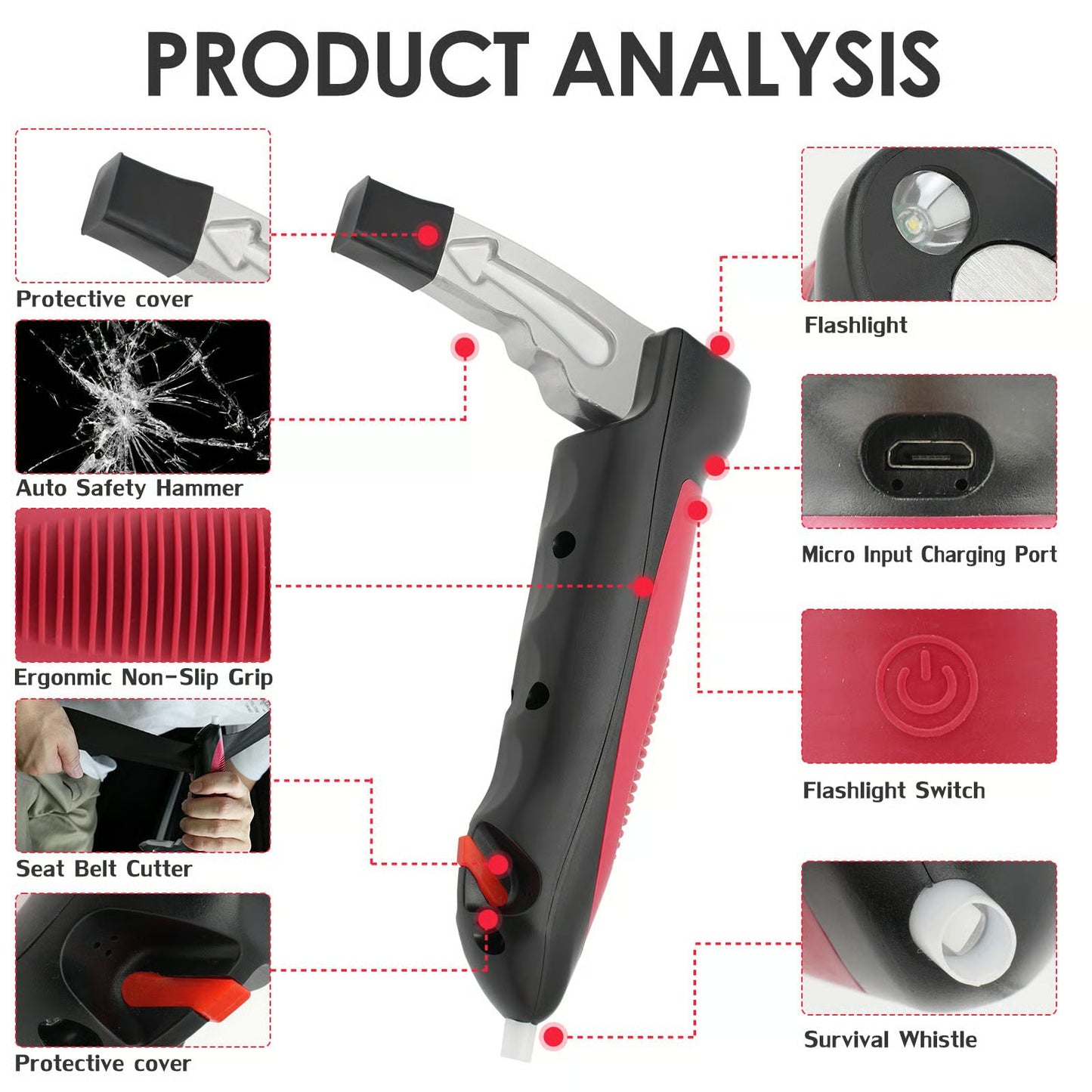 5 in 1 Car Door Handle Assist