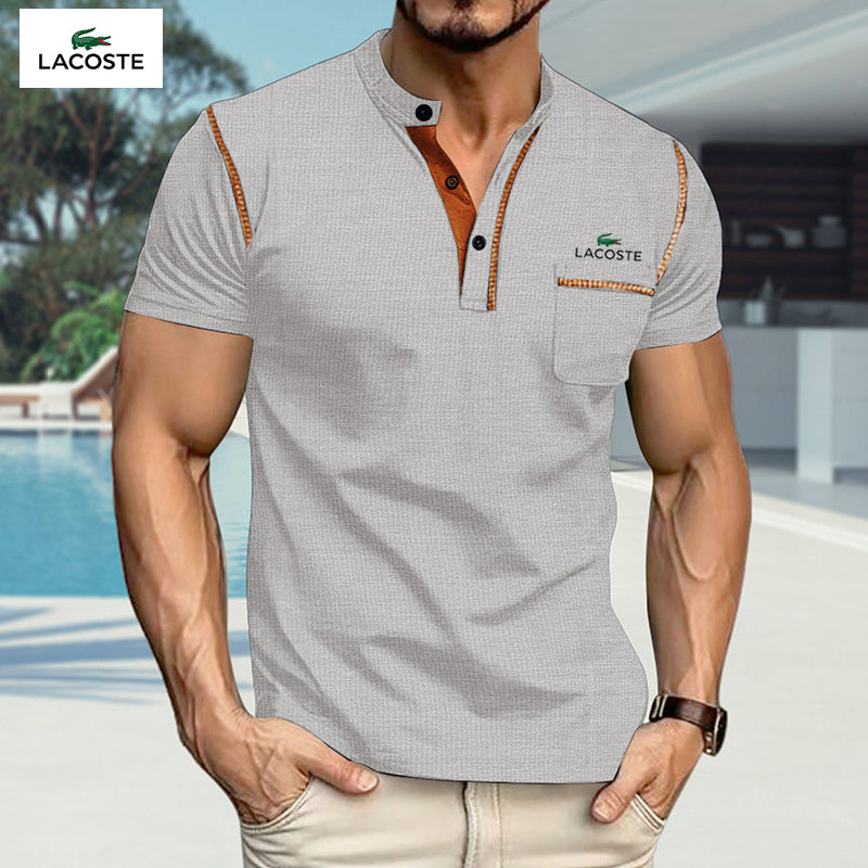 【LACOSTE】2025 New Men's Short Sleeve T-Shirt