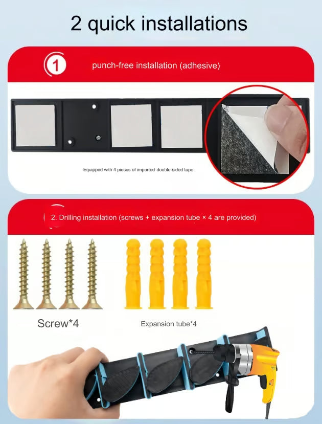 🔥Wall Mounted Fishing Rod Rack