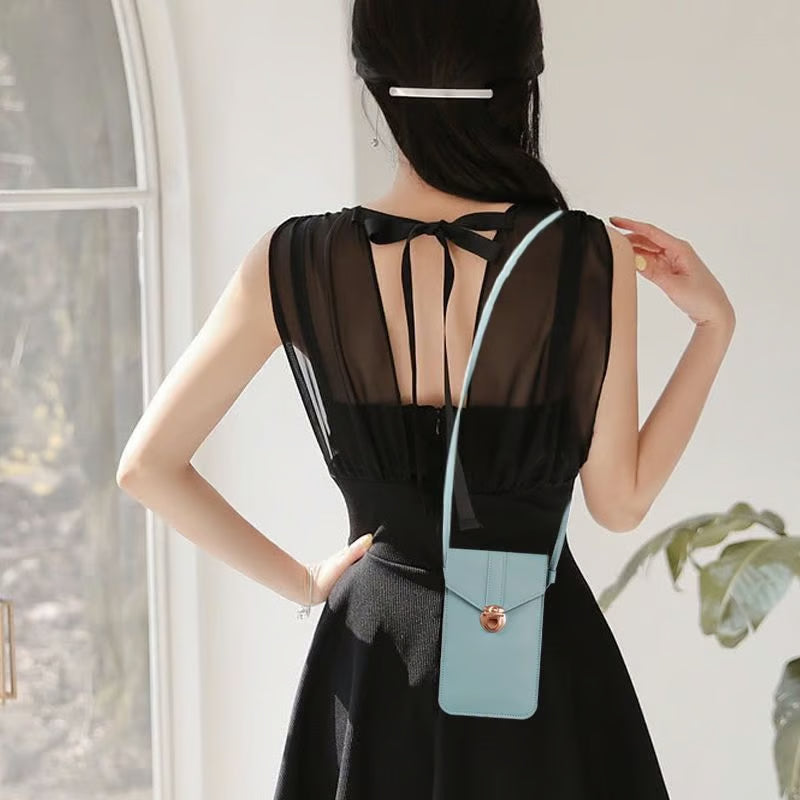 Fashion Women Bags PU Leather Touch Screen Cell Phone Wallets