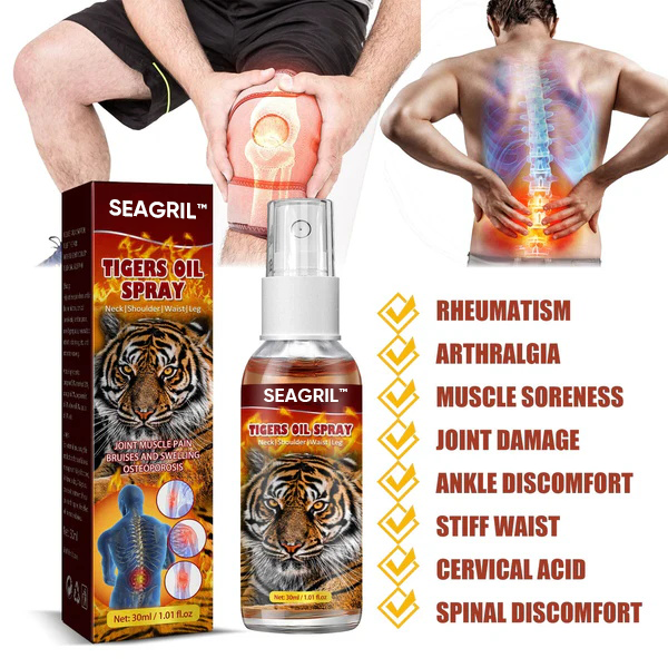 🔥Joint And Bone Theraty🔥SEAGRIL™ Tigers Oil Spray  SEAGRIL