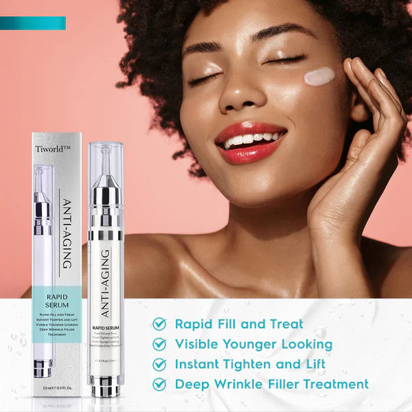 Tiworld™ Rapid Anti Wrinkle Serum, Face Lift Cream, Instant Wrinkle Remover for Face, Eye Bag and Neck, Wrinkle Cream for Face Deep Wrinkles