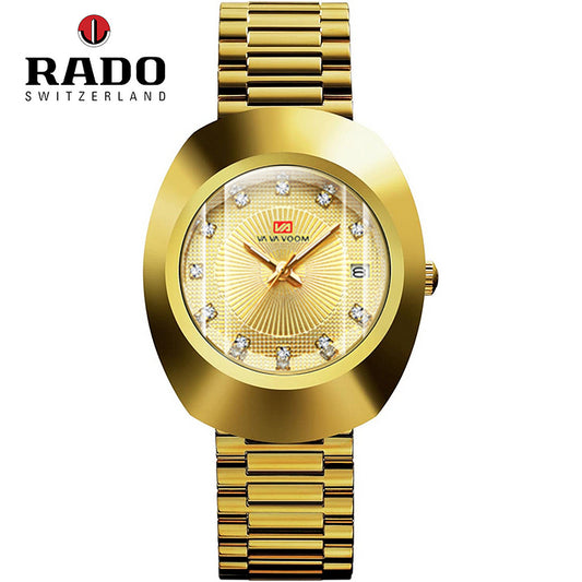 🔥LAST DAY Promotion 40% OFF🔥【RADO】Classic gold watch Original Italian classic Tibetan steel watch with 18K gold dial