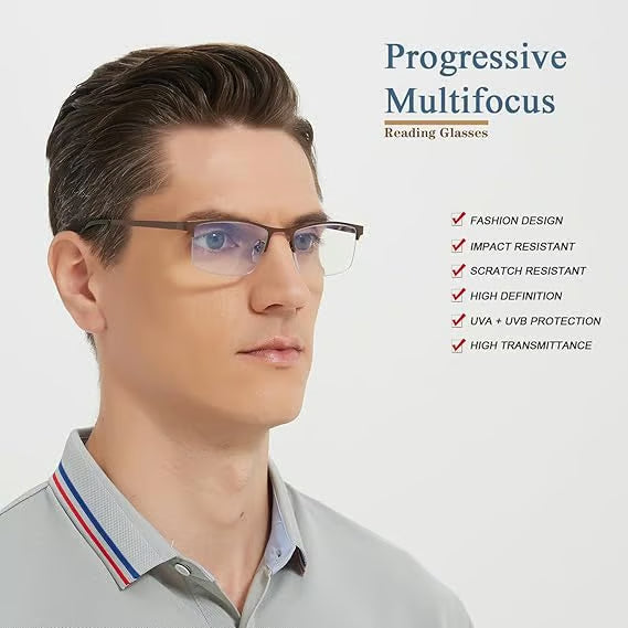 🔥ULTRA-LIGHT MULTI-FOCAL PHOTOCHROMIC READING GLASSES