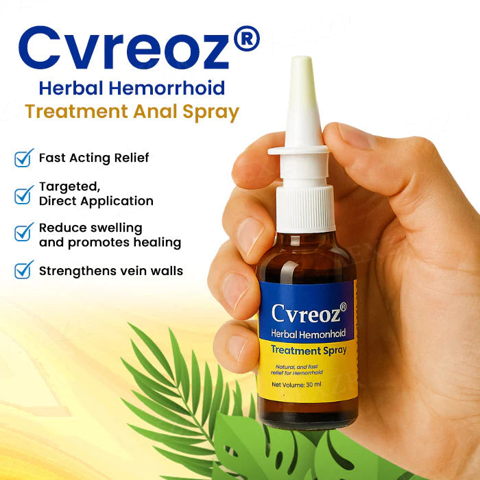 Cvreoz Herbal Hemorrhoid Treatment Anal Spray