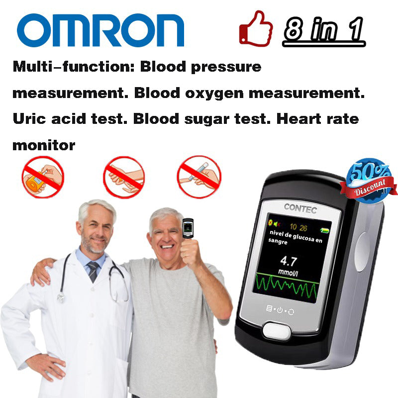 🔥LAST DAY Promotion 49% OFF🔥Omron 8-in-1 non-invasive blood glucose meter