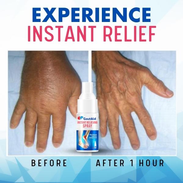 GoutAid™ Instant Relieving Spray - 80% Limited Discounts with 30-Days Money-Back Guarantee!..