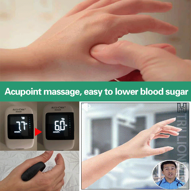 🔥LAST DAY Promotion 50% OFF🔥Blood sugar hand pressure point massage clip