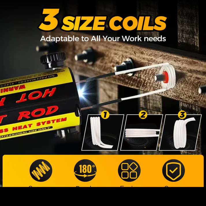 Magnetic Induction Heater Kit - 1100W Induction Heat Bolt Removal Tool