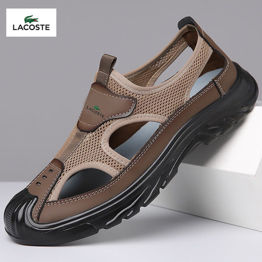 🔥Bestseller - Last Day Sale 40% off🔥【LACOSTE】 Summer Men's Sandals Hollow Beach Shoes