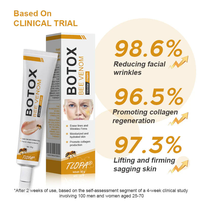 👨‍⚕️ LAST DAY 49% OFF✅ Botox Bee Venom Wrinkle Removal Cream