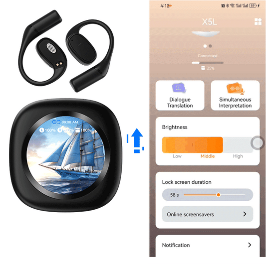 Breakthrough AI Screen Earphones: Think, Translate, Enjoy