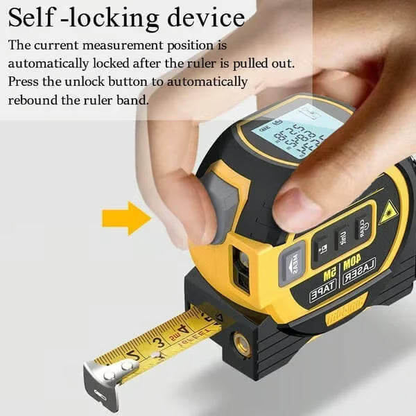 3-In-1 Infrared Laser Tape Measuring (Imperial & Metric)🎁Free Shipping