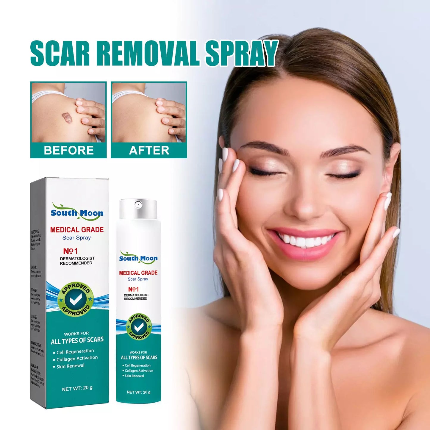 Advanced Scar Spray for All Types of Scars