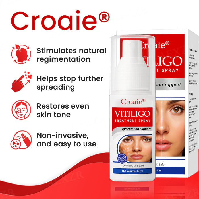 FDA Approved WHO Approved Croaie® Vitiligo Treatment Sparay-No allergies Quick and effective With over 150000 sold!