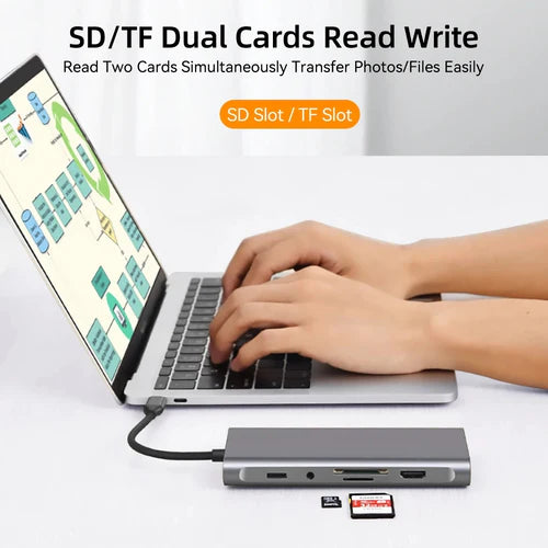 Compro™ USB Type C to 11 In 1 HUB
