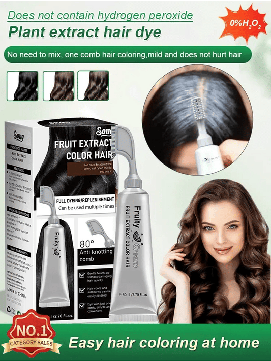 Fruit Essence Hair Dyeing Comb