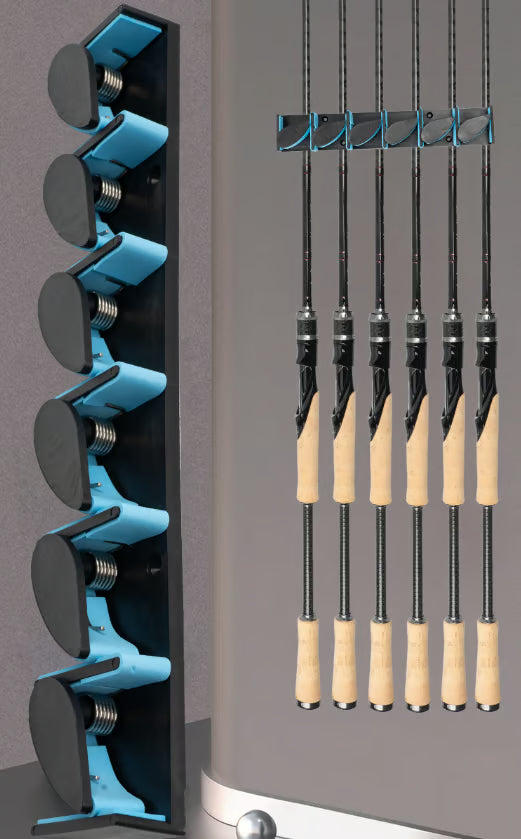 🔥Wall Mounted Fishing Rod Rack