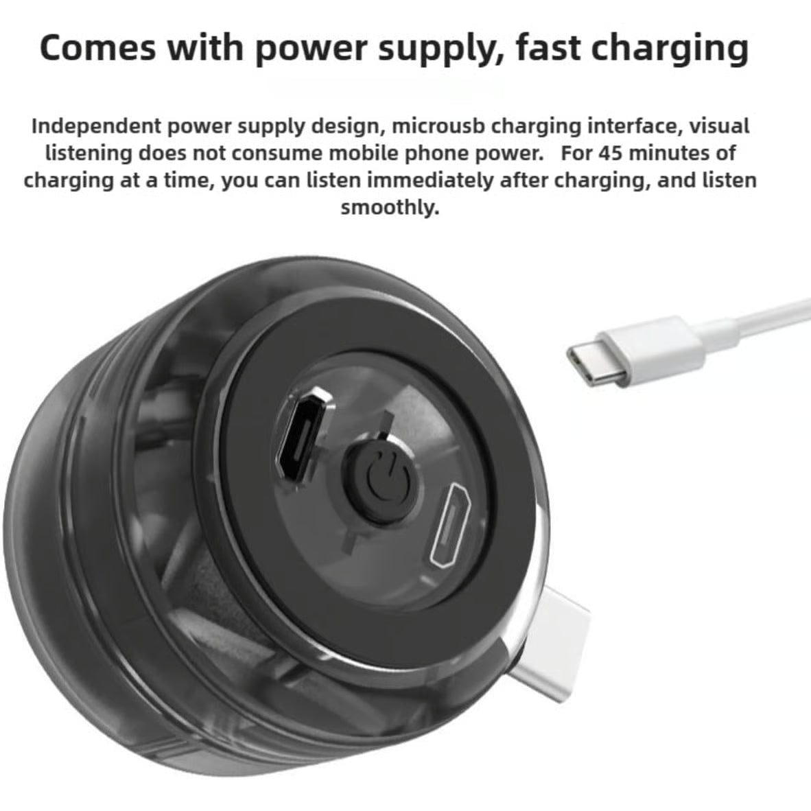 🔊Portable 5X Speaker Amplifier–Plug & Play for Music/Calls