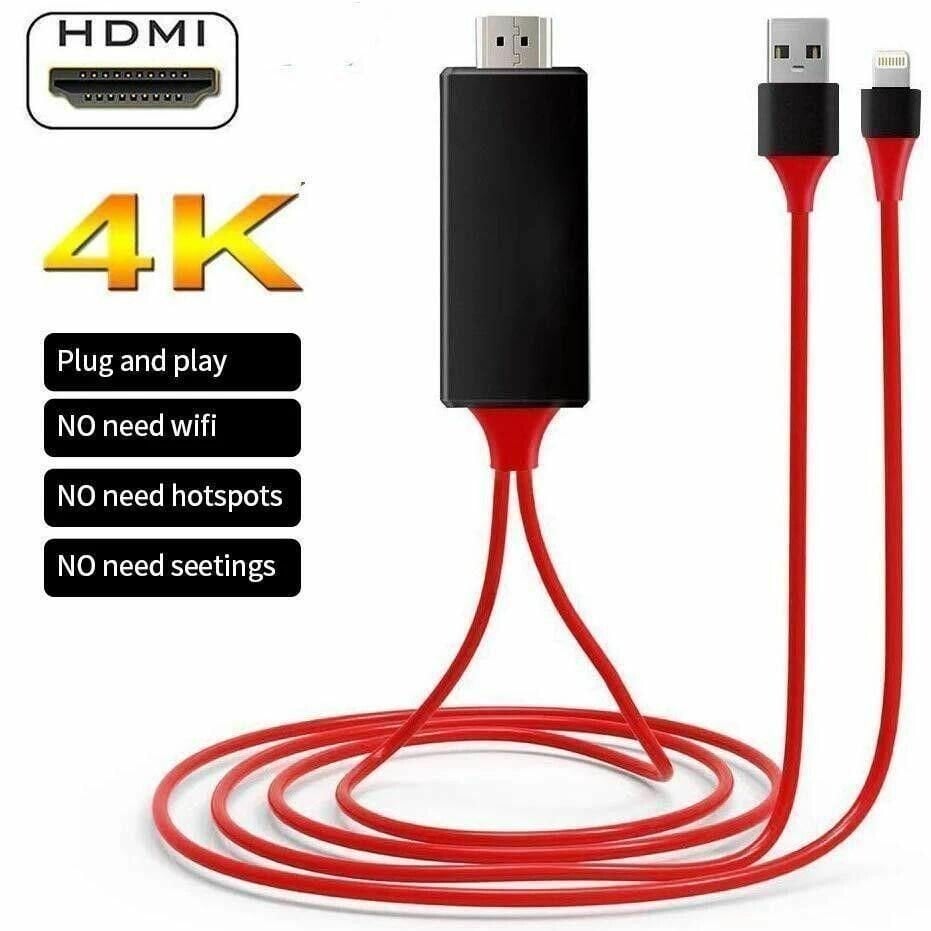 🔥BIG SALE🔥 1080P No Lagging HDMI TV Cable 📺📺No network required for screen casting