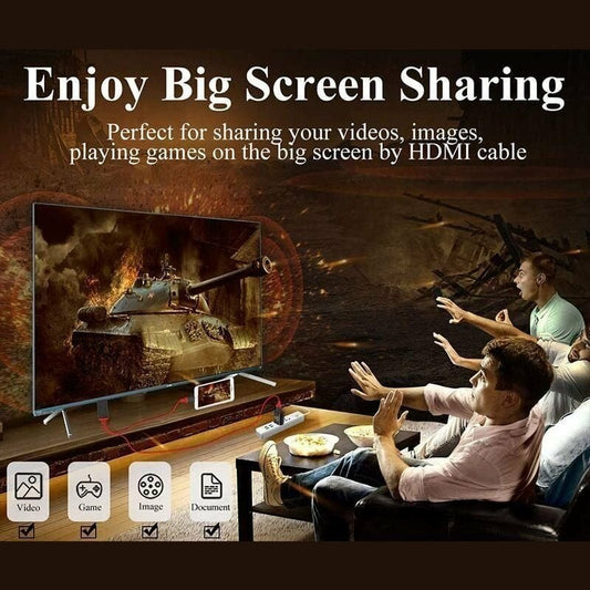 🔥BIG SALE🔥 1080P No Lagging HDMI TV Cable 📺📺No network required for screen casting