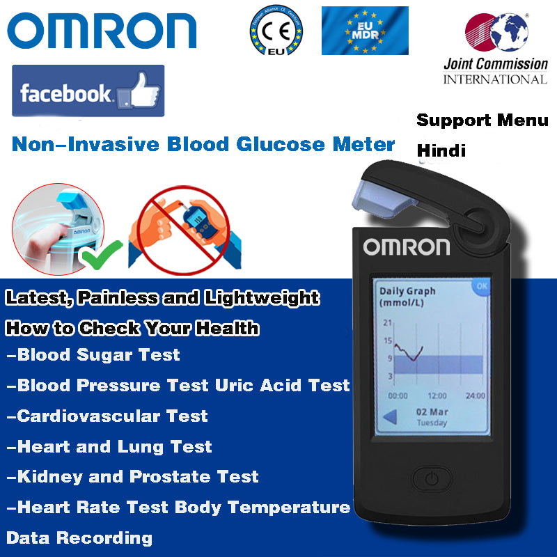 Omron's new product - non-invasive blood glucose meter