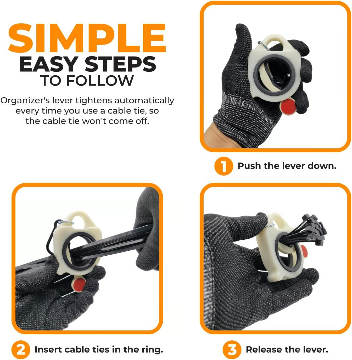 ZIP TIE ORGANIZER👍