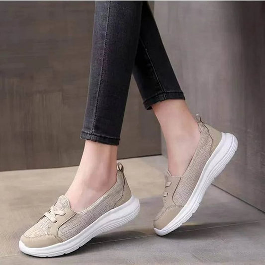 👟💥Limited Time 50% OFF🔥 Orthopedic Women's Breathable Slip On Arch Support Non-slip Shoes - Comfortable Every Step, Healthy Every Day!