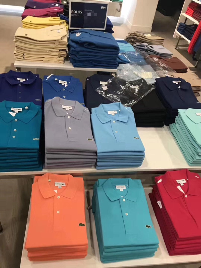 【LACOSTE】Authentic French Classic Short-Sleeved Polo Shirt