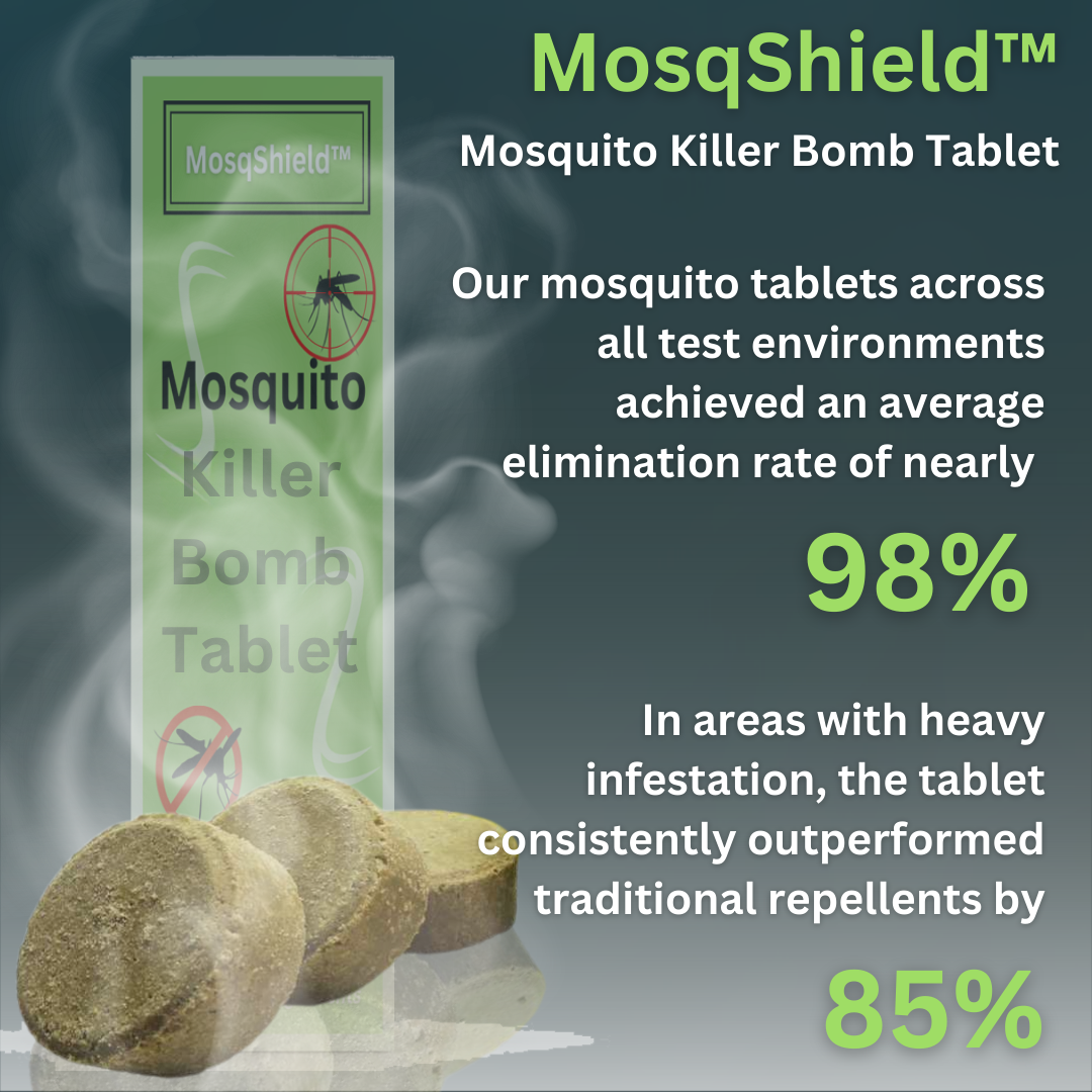 MosqShield™ Mosquito Killer Bomb Tablet - 💥 Mega Sale: Up to 80% Discounts + Bonus Gifts!🎁