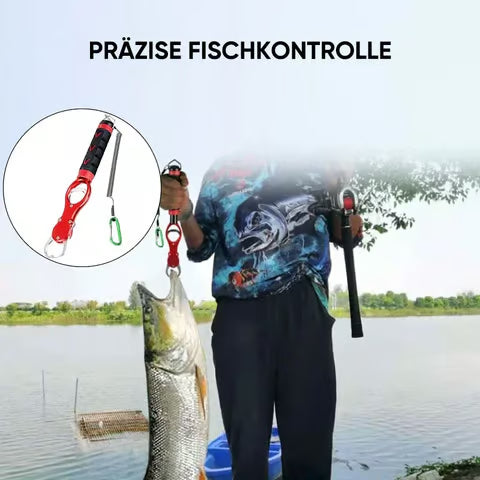 Fish control device made of aluminum alloy with weighing